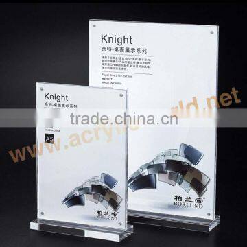 L / T Shape Frame Acrylic Menu Holder photo-4