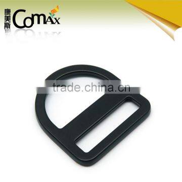 Black custom adjustable metal bag buckle