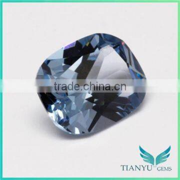 Wuzhou Gem Hot Gemstone Processing Loose #106 Light Blue Synthetic Gemstone Spinel photo-5