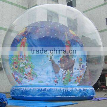 Snow clear bubble tent/inflatable decoration tent for Christmas