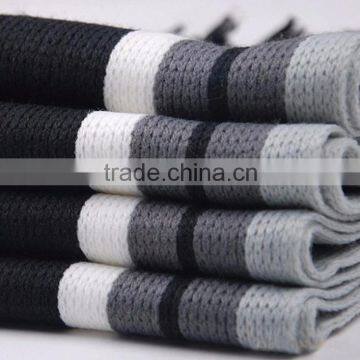 HOT!! Winter Scarf Men Chic Faux Cashmere Striped Knitted Scarfs With Tassel,fashionable Designer Shawl Bussiness Casual Scarves photo-4