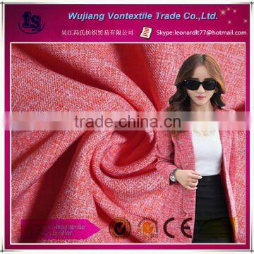 Hot sell 100% polyester fashion gabardine fabric/custom color for formal clothes,fashion dress