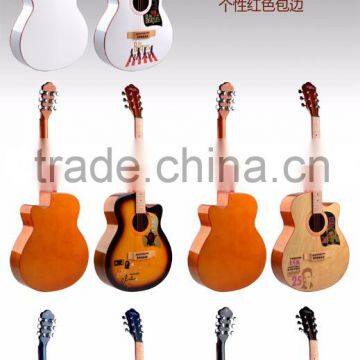 40 Inch Linden Top Acoustic Guitar Trade CARAVAN MUSIC HS4015 photo-2