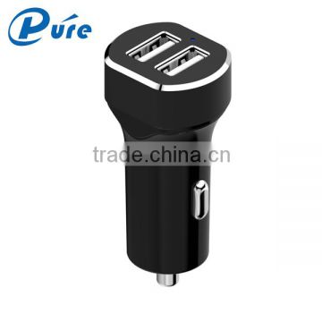 Universal High Quality Battery Charger for Car Dual USB Car Battery Charger for Mobile Phone