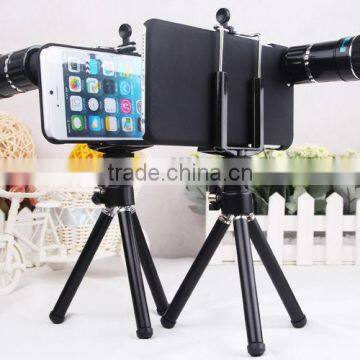 For iPhone 6/6Plus 12X Zoom Camera Lens Telescope + Mini Tripod