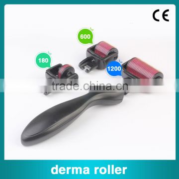 Pigmentation removal 3 in 1 derma roller kit 180/600/1200 needles stainless microneedle derma roller