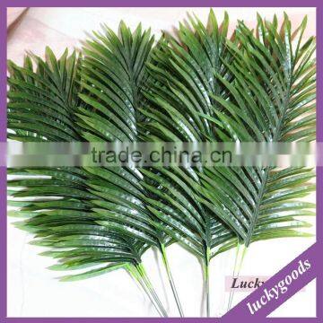 LLV022 80cm Artificial green fake palm tree leaf wholesale