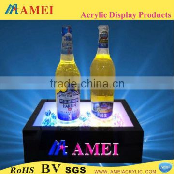 acrylic led bottle glorifier display