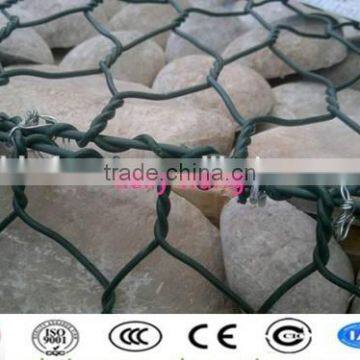 Haotian galvanized square mesh hole welded mesh stone cage factory