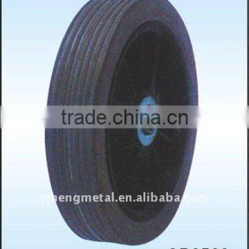 cart wheel solid rubber tires 5"x1.2"