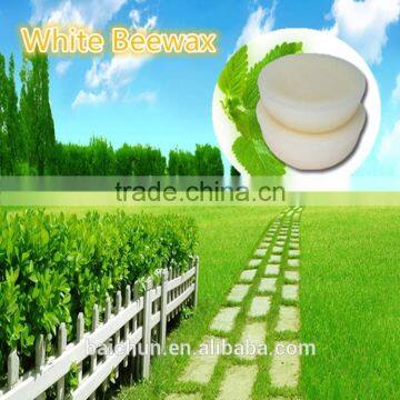 Snow-white solid block white beeswax/matte bees wax in cosmetic
