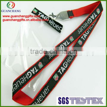 OEM Factory Promotion Neck Lanyards With PVC Pouch