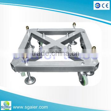 5mm Rectangular Aluminium Spigot Base Plate for truss