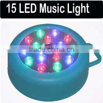 Voice/Sound Activated 15 LED Light Lamp Sensor Detector Flashing Music Party