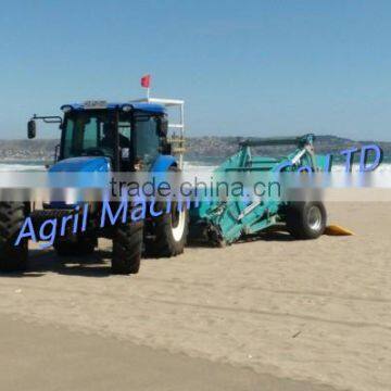 Top quality tractor towed beach cleaner, beach cleaning machine, beach sweeper , sand cleaner with best price