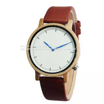 2017 new design red sandal wood and maple wood ladies watch