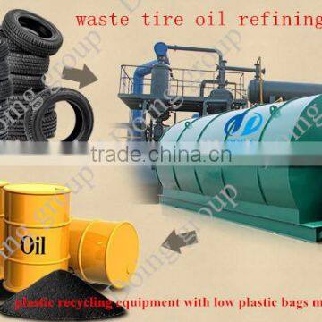 Latest Technology Waste Tire Recycling to Fuel Oil Pyrolysis Plant photo-3