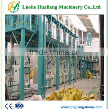 High Efficient Teff Wheat Flour Mill Machinery With Layout