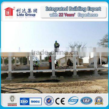 Flat packed container house for labor camp