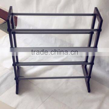 Solid Wood 4 Tier expandable length Shoe Rack for 100cm length shoes storage Organizer