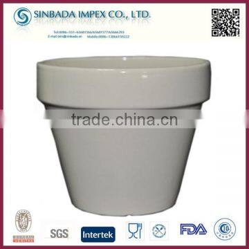 Factory price ceramic flower pot, flower pot painting designs