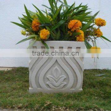 Flower Sandstone Flower Urn