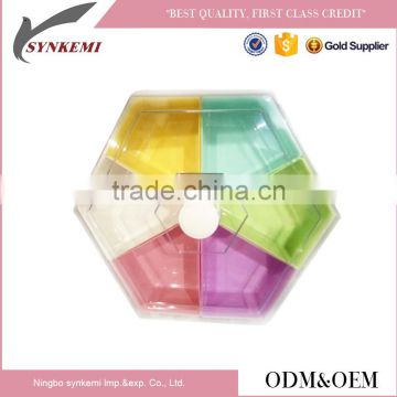 Wholesale plastic divide candy plate