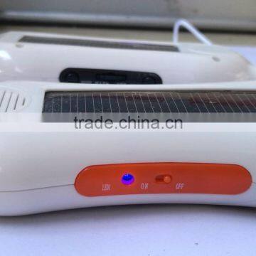 Hot Sales Portable Solar Multifucational Wireless Radio With Power Bank and Light photo-3