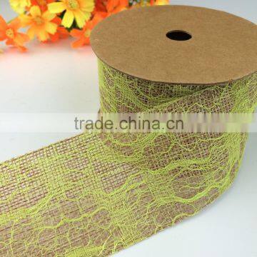 2016 New Products Jute Ribbon With Mesh photo-2