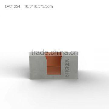 Novel Bare Concrete Personalized Bare CEMENT Desk Organiser photo-4