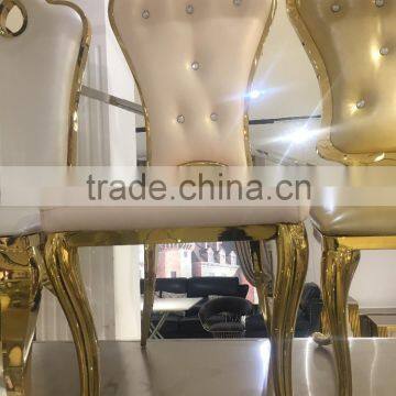 Hotel Stainless Steel Dining Wedding Chair for Lobby photo-2