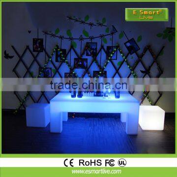 PE Material Rotational Moulding Plastic led light cube