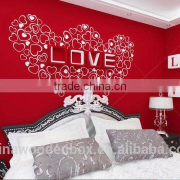 2015 Factorymade Double Fish Shape Wooden Wall Stickers