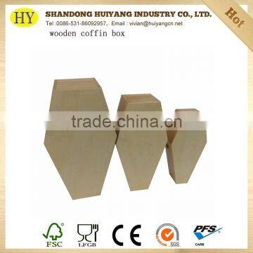 Wholesale Unfinished Wooden Coffin Box for Pet photo-3