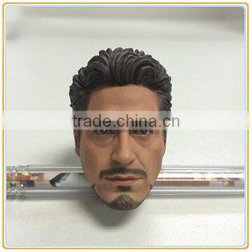 1 6 Star Head Carving Movie Iron-man Role Player Robert Downey Jr. Head Statue photo-4