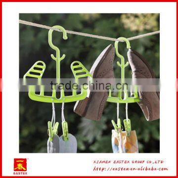 Multipurposed Shoes and Socks Hanger Hook Rack photo-2