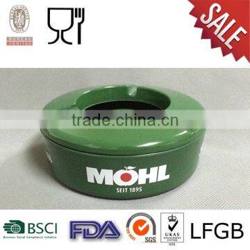 Round Melamine Ashtray with cover and customize logo