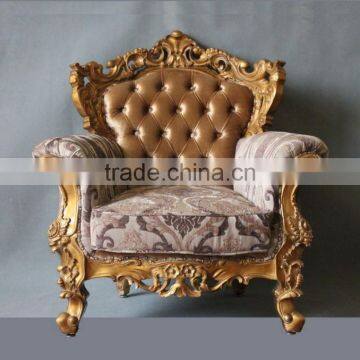 MS-1412-01&MS-1419-01&MS-1403-01 France Style Furniture Sofa Set in Gold Finish photo-2