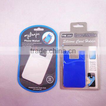 3M Sticker Silicone Smart Wallet for Cell Phone/mobile Phone Pouch photo-4