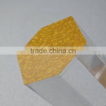 Custom Cylinder Bevel POP Acrylic Paperweigt photo-2