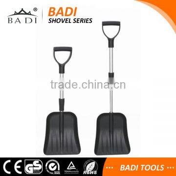 telescopic shaft D handle light weight snow shovels