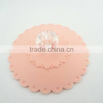 Silicone Cup Lids - Diamond Mug Cover - Silicone Glass Cover Suction Lids for Coffee and Tea Cup photo-3