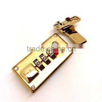 Small Combination Number Lock With Hasp for Pilot Case, Combination Lock With Push Buttom for Suitcase, Right Hand photo-4
