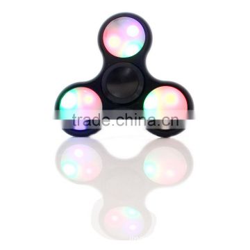 LED light Hand Spinner Toys, Finger Spinner ,Tri Fidget Spinner