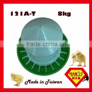 Classic Adjustable Feed Flow Plastic Gear Box Feeder With Plastic Lid Poultry Feeder photo-3