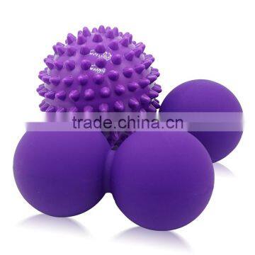 Massage Ball Set With 1 Lacrosse Ball 1 Peanut Ball 1 Spiky Ball photo-2
