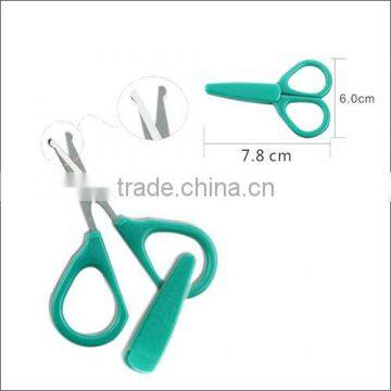 Baby Nail Scissors With Safety Cover Factory Price HB-3001 Round Tipped photo-4