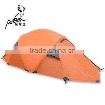 Orange 4 poles tents for outdoor activity