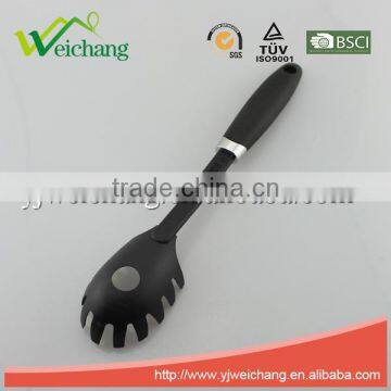 WCKT235B Premium Nylon Utensils SPAGETTI SERVER Pasta Fork Cooking Utensil Gadgets Set With Rubber Handle photo-2