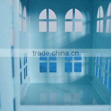 Fashion Little House Heart Metal Candle Holder Iron Lantern Home Decoration Chirstmas Decoration Farol de Metal photo-2